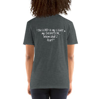 PSALM 27:1: Short-Sleeve Unisex T-Shirt