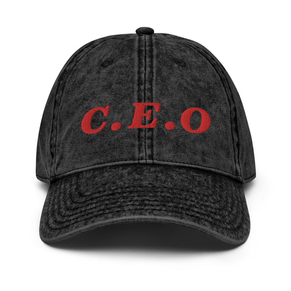C.E.O: Vintage Cotton Twill Cap