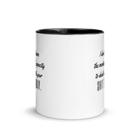 MENTAL CAPACITY: Mug with Color Inside