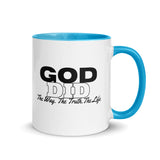 GOD DID: Mug with Color Inside
