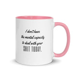 MENTAL CAPACITY: Mug with Color Inside
