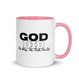 GOD DID: Mug with Color Inside