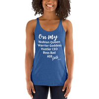 On My Sh&t: Women's Racerback Tank